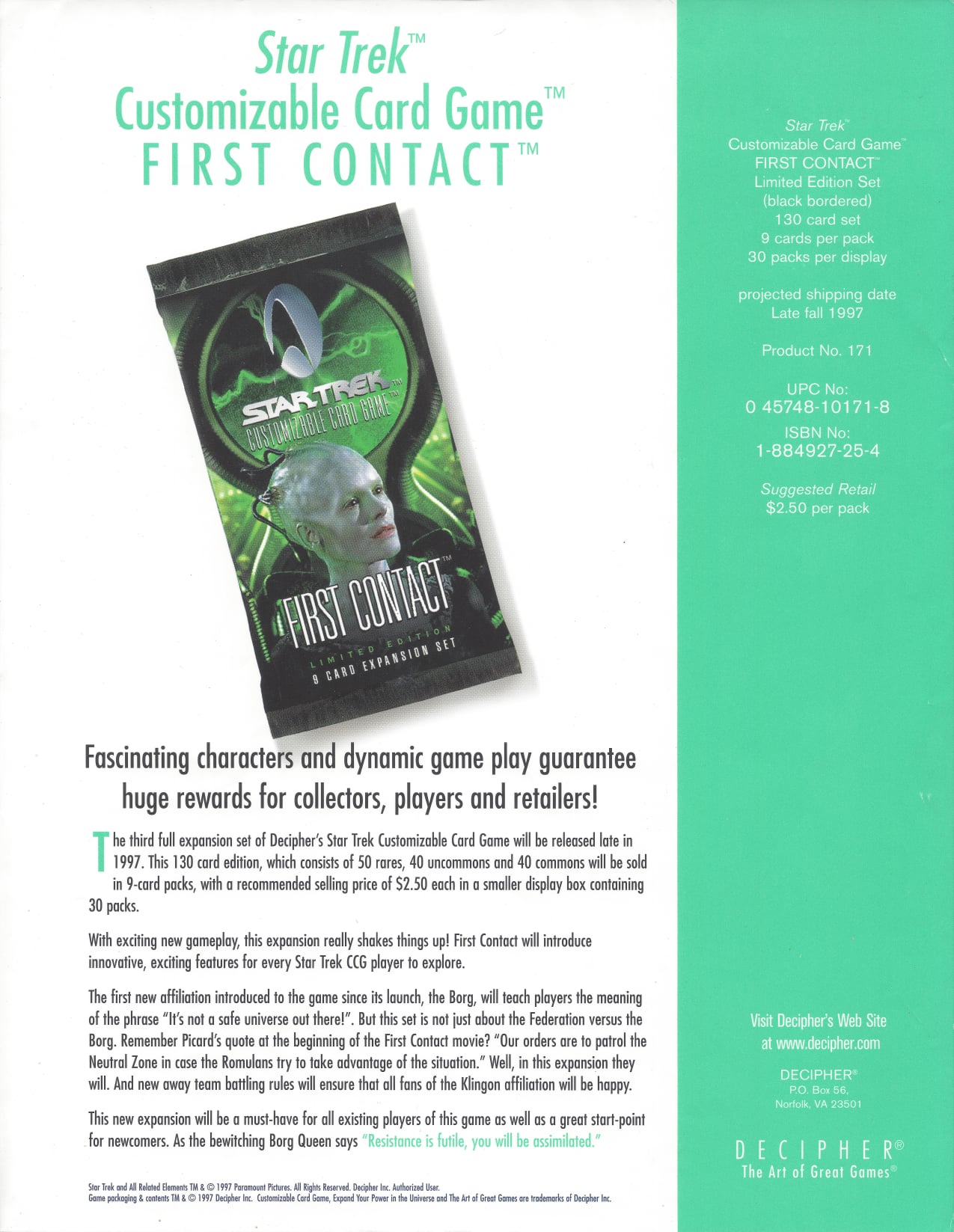 Sell Sheet First Contact